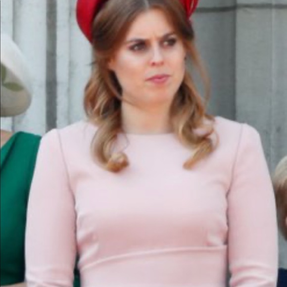 The Fold London Camelot Blush Pink Dress Size US 8 - Picture 12 of 13